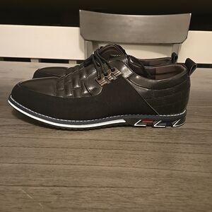 Elegant Black Leather Oxfords for Men